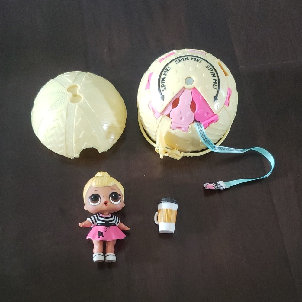 L.O.L. Surprise! Doll with Yellow Capsule and Pink Skirt